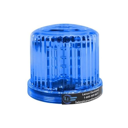 Larson Electronics Larson Electronics SL-360-M-B Blue 360 Deg Battery Powered Beacon Light; 20 LEDs; Magnetic Base SL-360-M-B